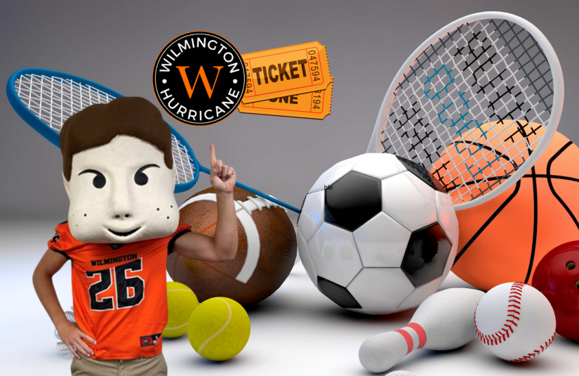 link to order tickets and passes - image is Huffy, logo, tickets and sports equipment